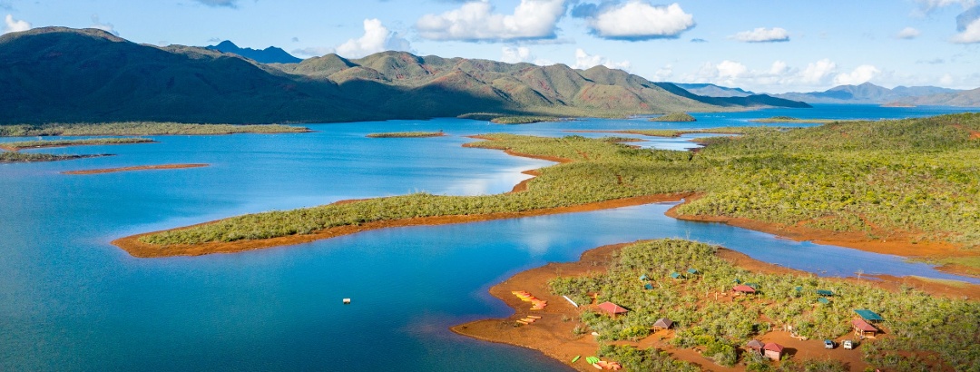 Blue River Provincial Park in New Caledonia